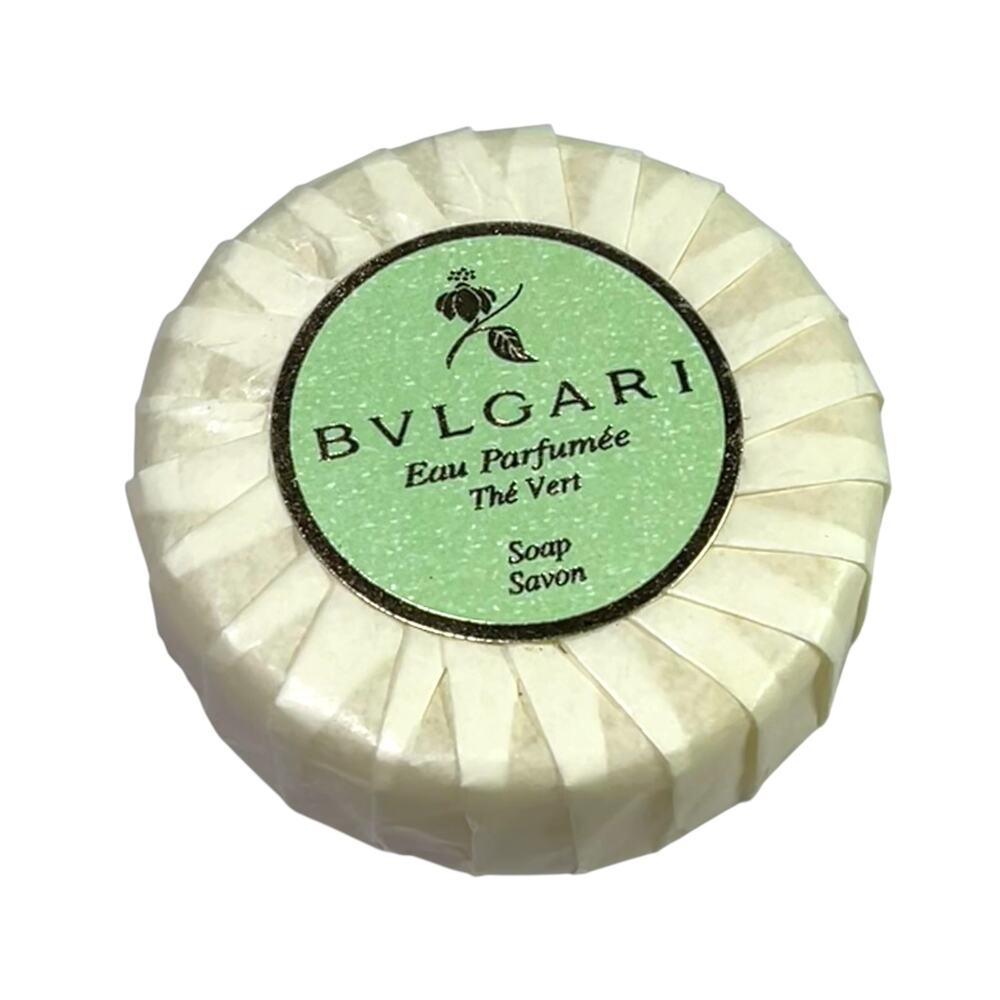New Bvlgari Eau Parfumée Thé Vert Green Tea Soap 50g